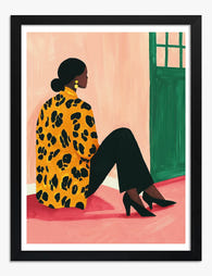 Fashion Essence Art Print Black Frame