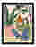 Matisse Inspired Woman Art Print Black Frame