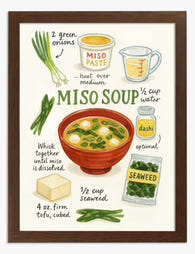 Cozy Miso Moments Art Print Brown