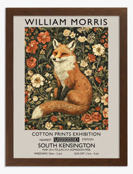 Enchanting Fox by Morris Art Print - Brown