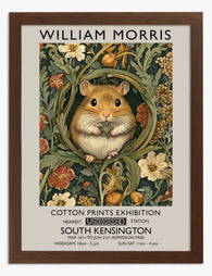 Morris Hamster Delight Art Print - Brown