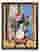 Matisses Floral Harmony Art Print - Brown