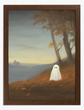 Ghostly Autumn Art Print - Brown