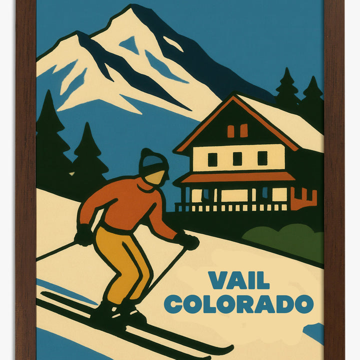 Skier Art Prints