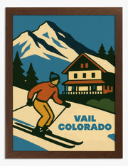 Skier Art Prints