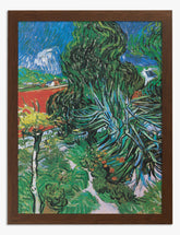 Van Goghs Garden Vibes Art Print - Brown