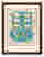 William Morris Fruit Vase Art Print Brown Frame
