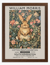 William Morris Bunny Bliss Art Print - Brown