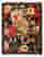 Monkey & Blossoms Delight Art Print - Brown