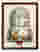 Cozy Cat & Snowman Window Art Print - Brown