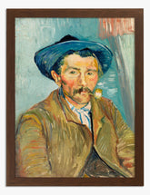 Van Goghs Smoker Art Print - Brown