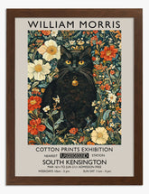 Morris Cat Charm Art Print - Brown