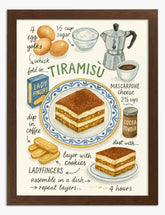 Delicious Layers Art Print Brown