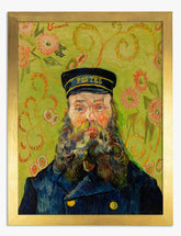 Van Goghs Postman Art Print - Gold