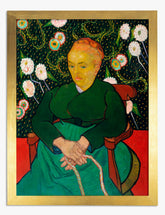 Van Goghs Enchanting Muse Art Print - Gold