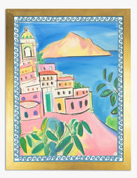 Amalfi Bliss Art Print - Gold