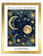 Celestial Dreams by Morris Art Print - Gold
