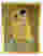 Klimt’s Golden Embrace Art Print - Gold