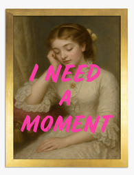 Timeless Reflection Art Print Gold