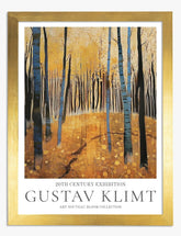 Klimts Golden Forest Art Print Gold
