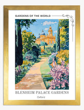 Oxford Garden Pathway Art Print - Gold