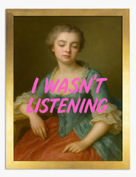 Classical Wit Art Print Gold