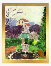 Matisses Garden Escape Art Print - Gold