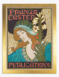 Easter Grace by Louis Rhead Art Print - Gold