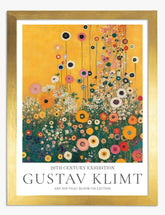 Klimts Floral Symphony Art Print - Gold