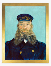Van Goghs Postman Roulin Art Print - Gold