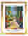 Dubais Floral Oasis Art Print - Gold