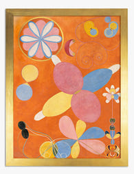 The Ten Largest No 4 Youth Gold Foil Art Print Gold