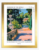 Vienna Garden Path Art Print - Gold