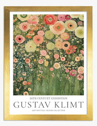Klimts Floral Dream Art Print Gold