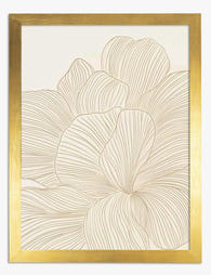 Botanical Elegance Art Print - Gold