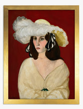 Matisses Elegant Lady Art Print - Gold