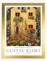 Klimts Garden Harmony Art Print - Gold