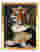 Regal Tiger Aristocrat Art Print - Gold
