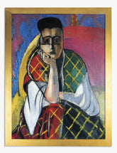 Matisses Vibrant Muse Art Print - Gold