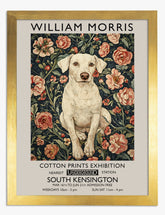 Morris Canine Charm Art Print - Gold