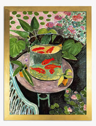 The Goldfish by Henri Matisse Art Print - Gold
