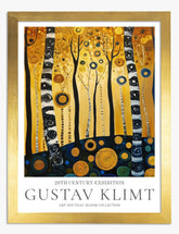 Klimts Golden Forest Art Print - Gold