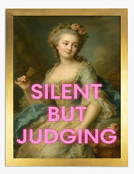 Silent Elegance Art Print Gold