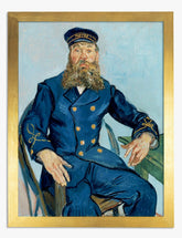 Van Goghs Postman Art Print - Gold
