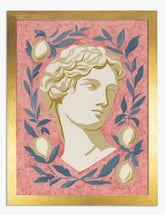 Lemon Grove Muse Art Print - Gold