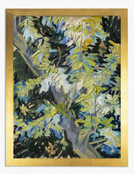 Van Goghs Blossoming Branches Art Print - Gold