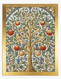 William Morris Tree of Life Art Print - Gold