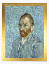 Van Goghs Self Reflection Art Print - Gold