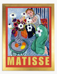 Matisse Harmonie Blooms Art Print - Gold