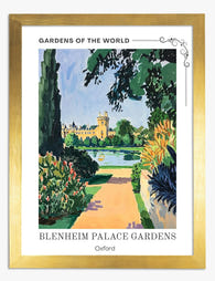 Blenheim Garden Escape Art Print - Gold